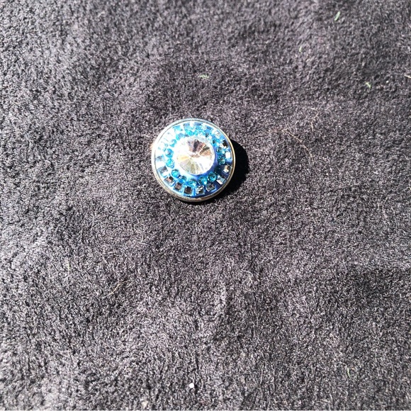 One Snap Button | Blue | NWOT - Picture 3 of 4